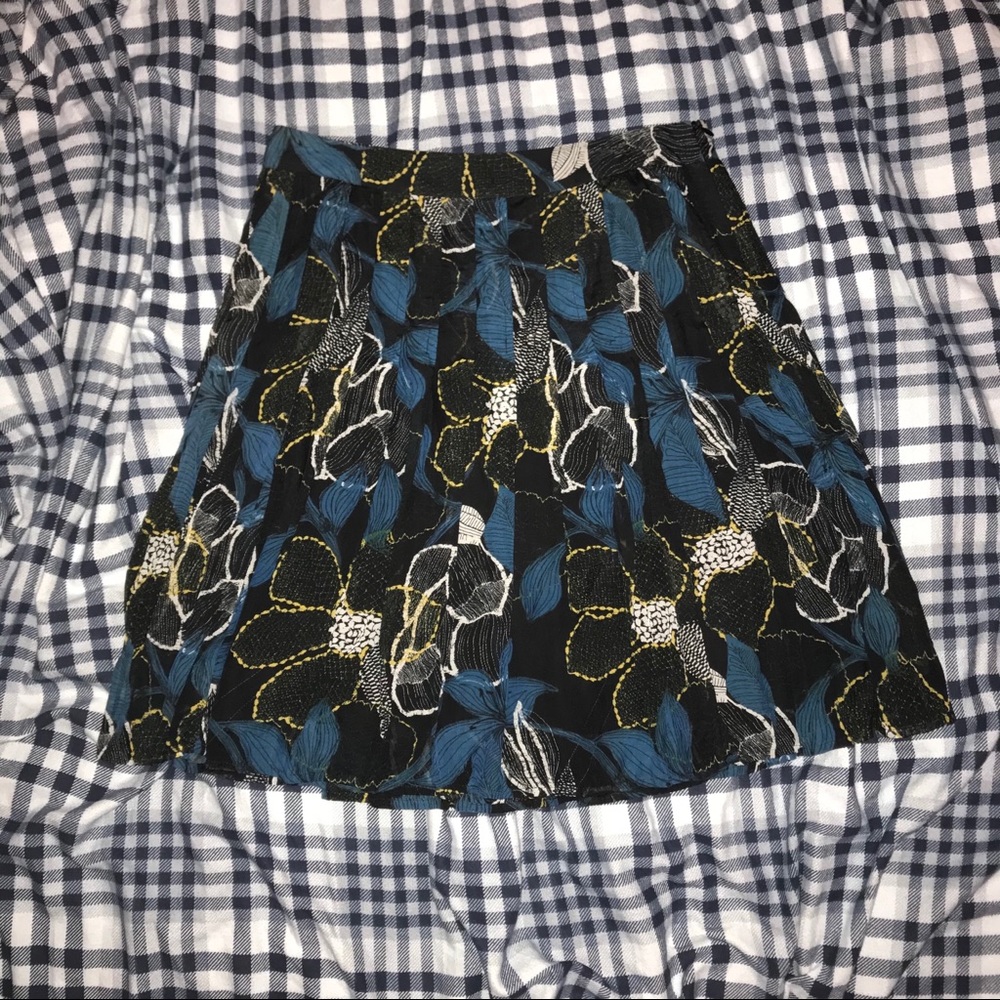 MACYS ALFANI FLORAL SKIRT